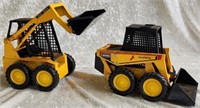 Two Die Cast Skid Steer Loaders