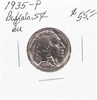 1935-P BU Buffalo Nickel