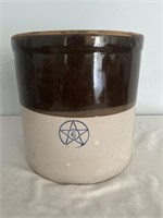 4 gallon star stoneware crock