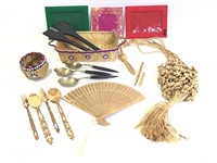 Indian Folk Items / Utensils, Frames, Baskets +