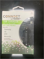 Car Charger with 4ft Micro Cable