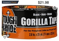 Gorilla Tough & Wide Utility Tape, Duct Tape,