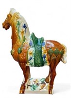 Chinese Tang Style Majolica Horse.