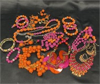 Pink/Orange Fashion Jewelry