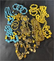 Yellow/ Blue Fashion Jewelry