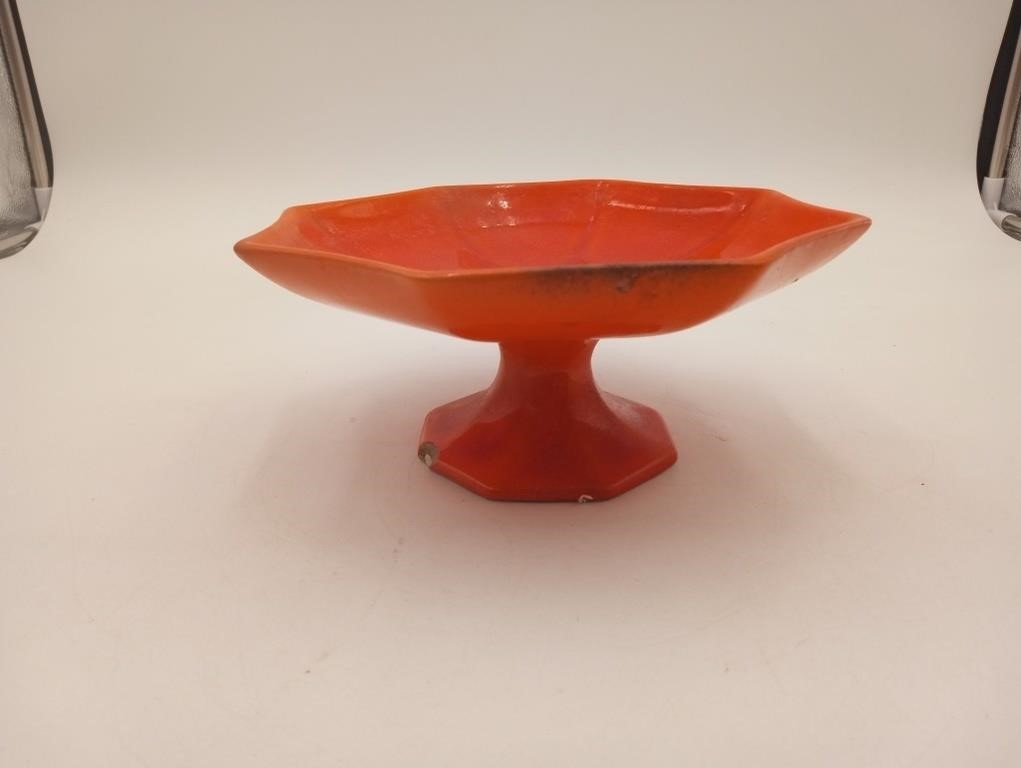 Heager Pottery Compte Orange retro