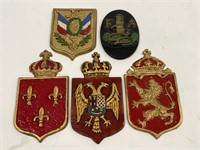 (5) Cast Metal Coat Of Arms Plaque
Includes a