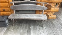 Rustic Wooden Bench