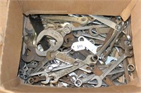 Large Box Full of Wrenches - Various Brands -