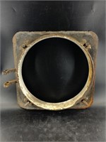Antique porthole, no glass or cover, cut from side
