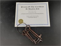 Bundle of keys claimed to be from the movie set, "