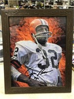 AUTOGRAPHED JIM BROWN PHOTO