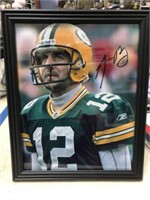 AUTOGRAPHED AARON RODGERS PHOTO