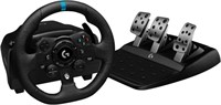 Logitech G923 Racing Wheel and Pedals, TRUEFORCE