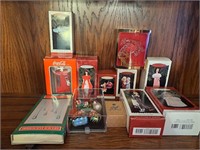 Mixed Collectible Ornaments in Boxes