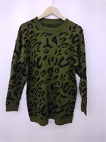 Vestidos Women's Leopard Print Sweater