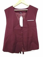 New purple men's suit vest size XL