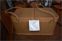 Antique Picnic Basket Made by Redmon