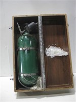 Aircraft Oxygen Cylinder Pressur Gauge, Tank & Box