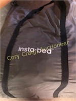 Insta-bed, electric built-in pump, comes with bag,