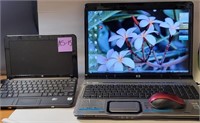11 - LOT OF 2 LAPTOPS & WIRELESS MOUSE (Q44)