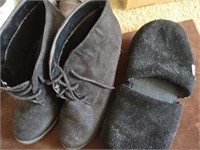 Ladies Ankle Boots Suede sz 6.5