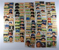 (66) 1956 TOPPS BASEBALL CARD LOT