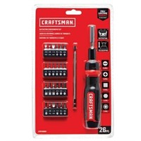 CRAFTSMAN Ratcheting Screwdriver, Multibit Set