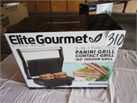 NIB ELITE GOURMENT 3-IN -1 FUNCTION PANINI GRILL