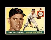 1955 Topps High #162 Joe Coleman EX to EX-MT+