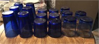 Collection of Cobalt Blue Glassware