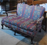 Shell Carved Settee