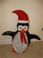 Outdoor lighted penguin 3'h