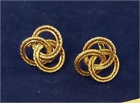 14k Gold Pierced Earrings 7.2g