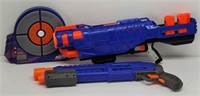 (2) Nerf Guns & Target