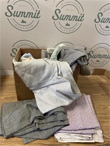 Box of fabrics remnants
