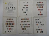 Japan Pages Early Japan 1875-1950 stamps, CV $393