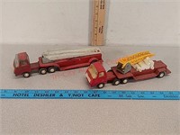 2- Vintage tonka fire truck toys