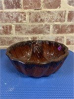 Redware Ceramic Bundt Pan 10''