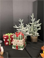 Christmas Cookie Jars, Artificial Christmas Trees.