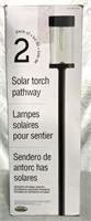 Naturally Solar Torch Pathway Lights 2 Pack
