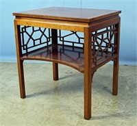 Baker Chinese Chippendale Style Mahogany Table