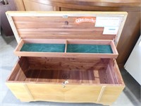 Vintage Blonde Cedar Chest