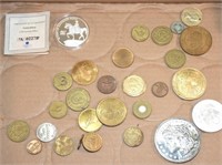SILVER COIN & US TOKENS ! -U-4