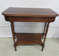 Large Mahogany Entrance Table