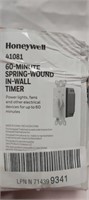 honeywell 60-minute spring wound in wall timer