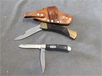 P729- 2 Folding Pocket Knives (NRA & SOLINGEN)