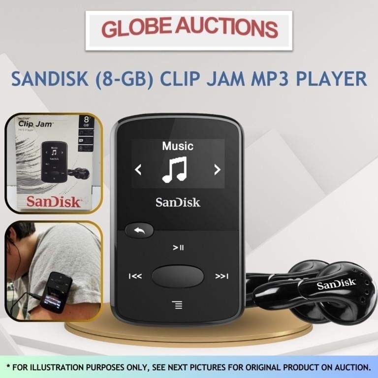 SANDISK CLIP JAM MP3 PLAYER (8-GB)