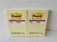 2 Post It Notes packs 4x6 in