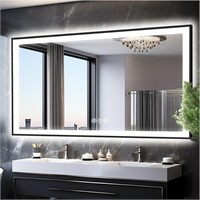 72x40 Large Light up Bathroom Mirror